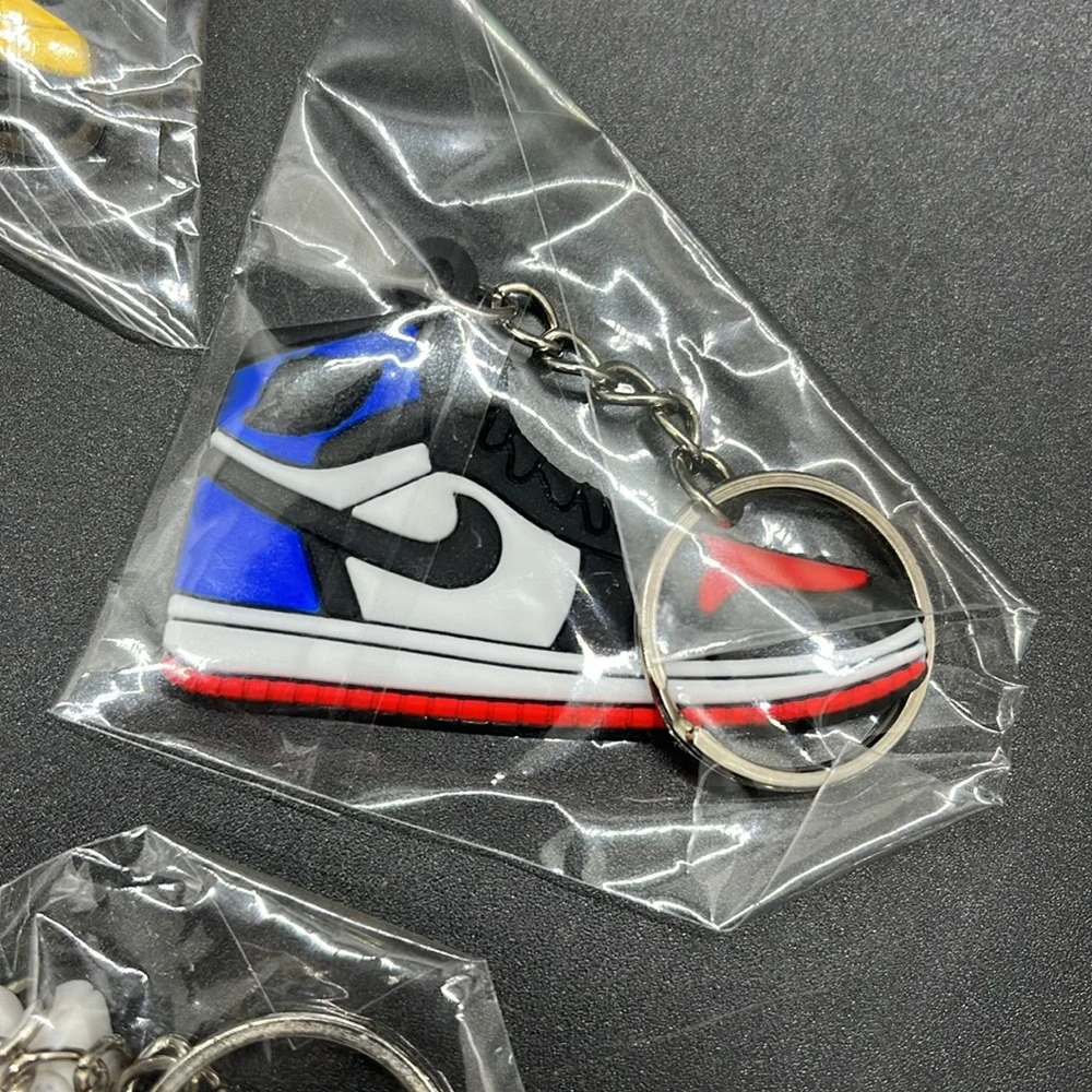 New Nike Keychain Shoes Set of 4 Keychains Air Jordans